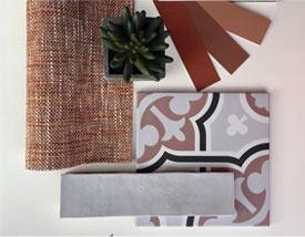 FR Moodboard in rood thema